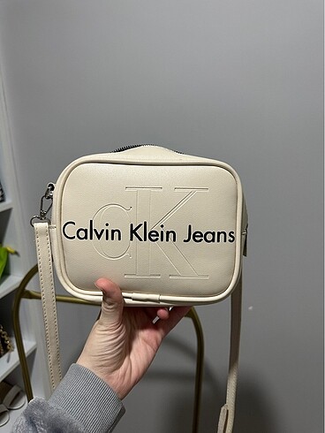 Bej Calvin klein çanta