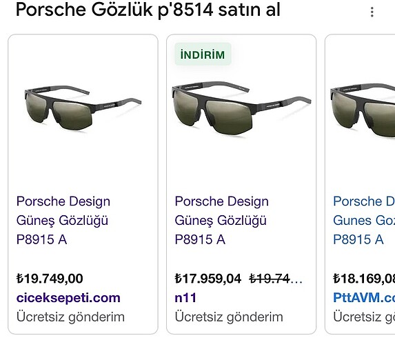 Porsche gözlük - Görsel 7