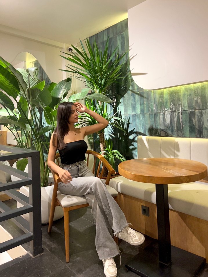 Gri Kadın Denim Jean - Görsel 2