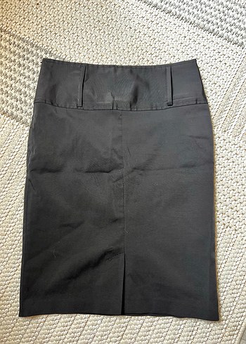 Zara Siyah Midi Kalem Etek, Kemerli, Ofis Stili