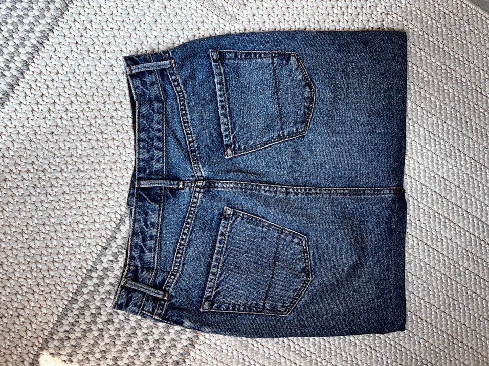 Trendy Gri Midi Kot Etek - Görsel 2