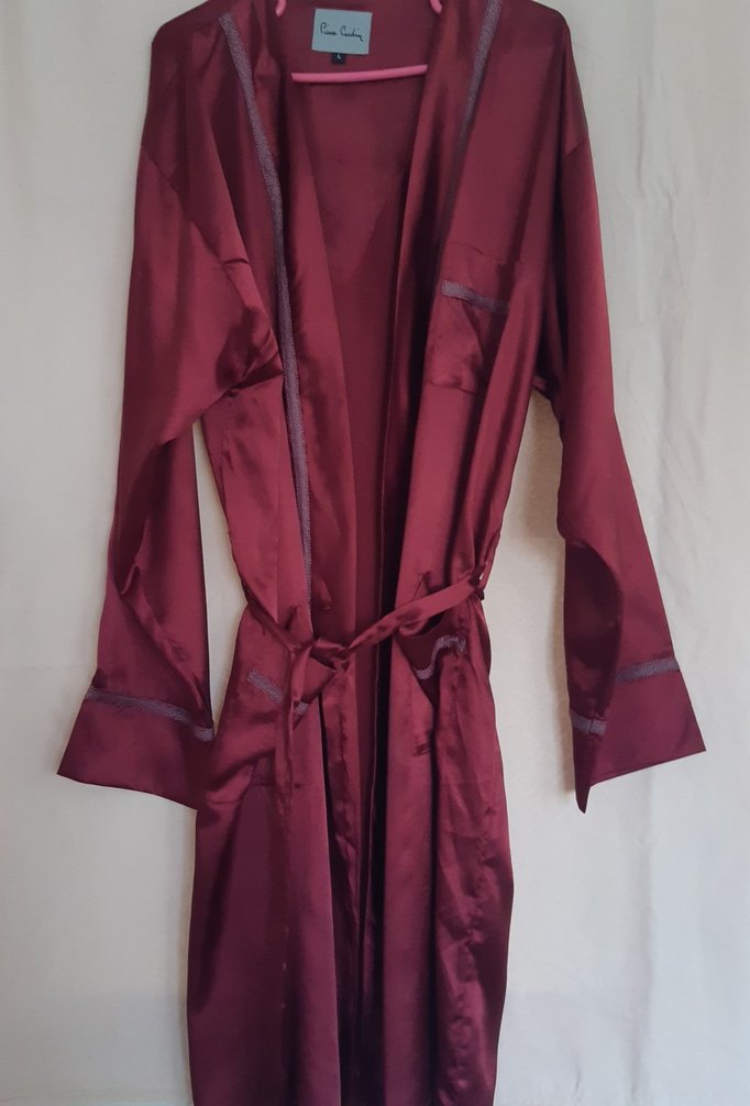 pierre cardin Bordo erkek  Sabahlık - Görsel 5