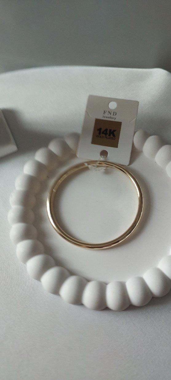 14K  Çelik  Midi Halka Bilezik - Görsel 3