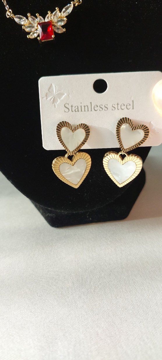 Renkli  Altın Renk Bohem Çelik Takı Seti - Görsel 4