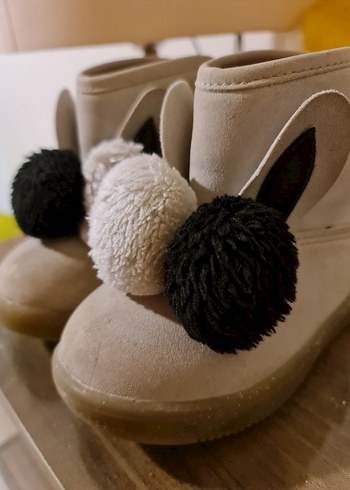 Vicco vicco 27 numara Kız Çocuk Bej Kürklü Peluş Bot