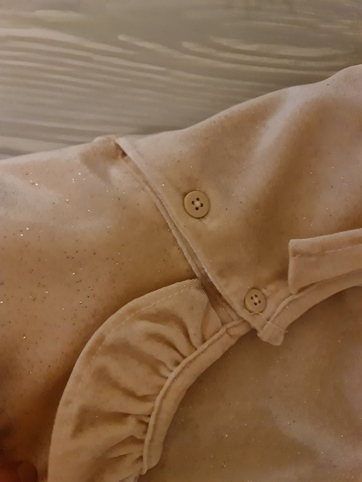 LC WIKIKI Uzun Kollu Bebek Kız Body Bej - Görsel 3