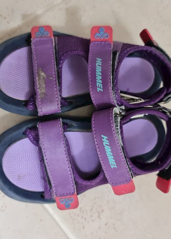 HUMMEL Mor Cırt Cırtlı Kız Sandaletleri 30 numara - Görsel 3