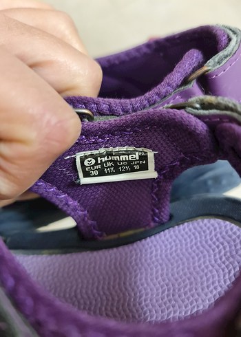 HUMMEL Mor Cırt Cırtlı Kız Sandaletleri 30 numara - Görsel 4