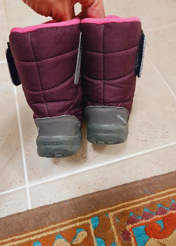 DECATHLON Bordo Kız Çocuk Street Wear Botu Velcro - Görsel 3