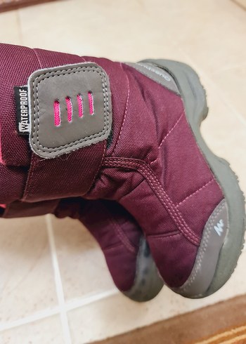 DECATHLON Bordo Kız Çocuk Street Wear Botu Velcro - Görsel 5