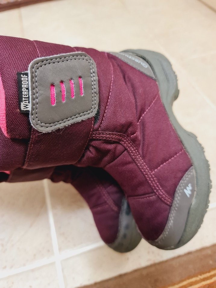 DECATHLON Bordo Kız Çocuk Street Wear Botu Velcro - Görsel 5