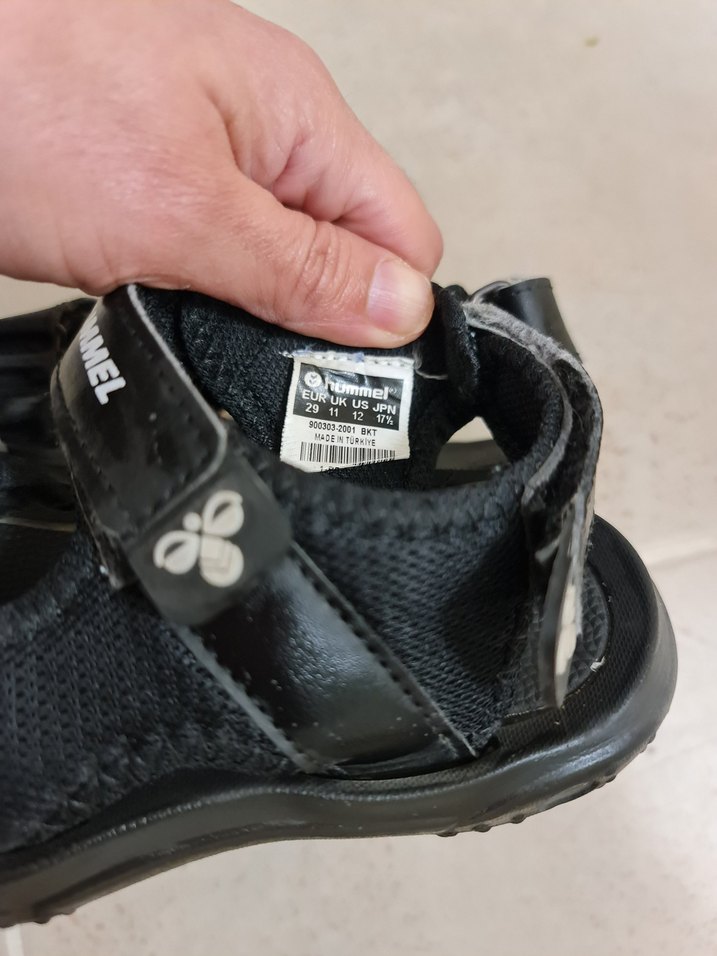 HUMMEL Siyah Erkek Çocuk Tokalı Sandalet - Görsel 5