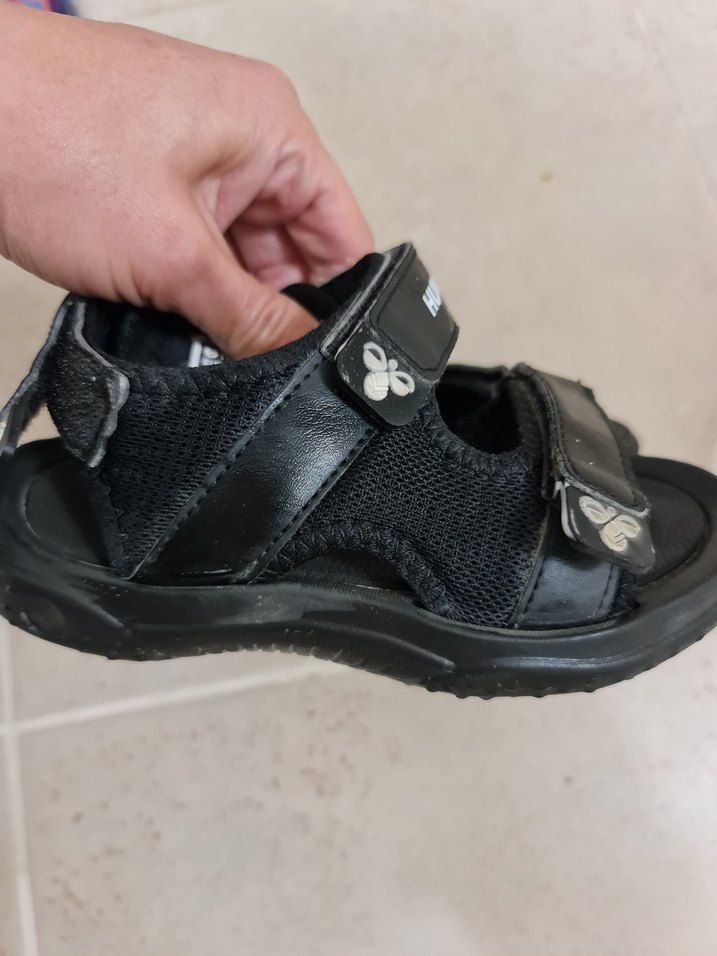 HUMMEL Siyah Erkek Çocuk Tokalı Sandalet - Görsel 2