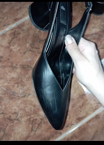 37 Beden siyah Renk Elle topuklu ayakkabı