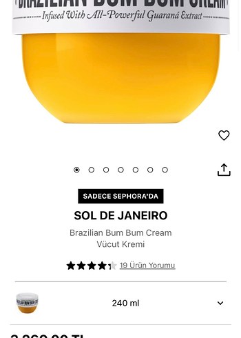 Brazilian Bum Bum Vücut Kremi 240 ml - Görsel 6