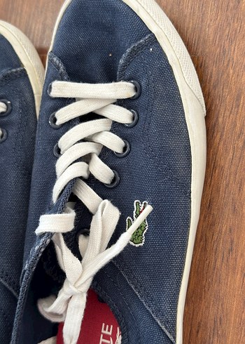 38 Beden mavi Renk Lacoste Kadın Lacivert Bağcıklı Sneakers