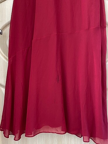 44 Beden bordo Renk Trendyolmilla elbise