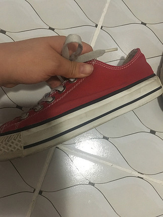 Converse Kırmızı spor ayakkabı
