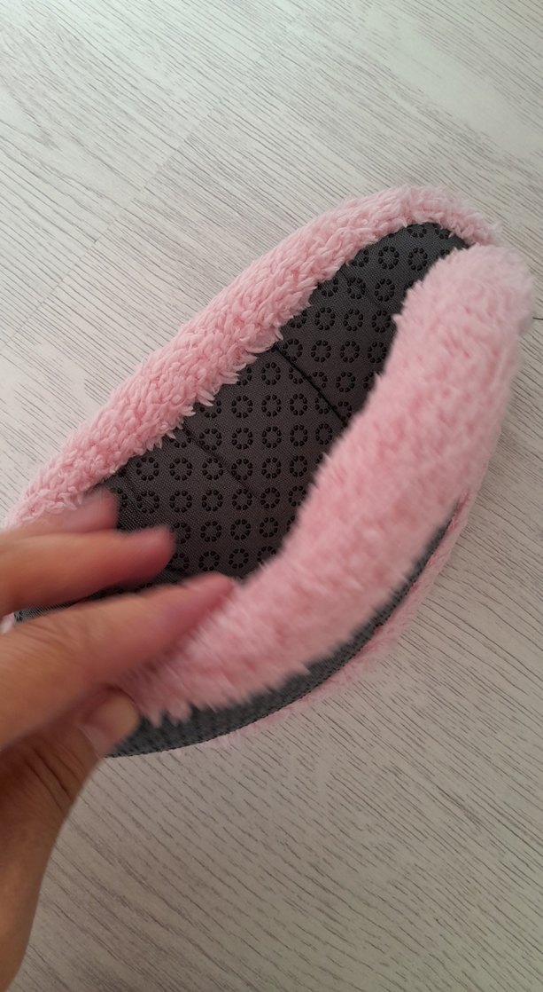 Kızlar için Pembe Peluş Ev babeti - Görsel 3