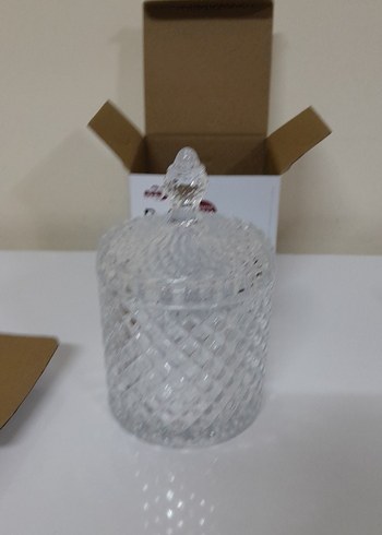 Modern Klasik Desenli Kristal Şekerlik - Görsel 3