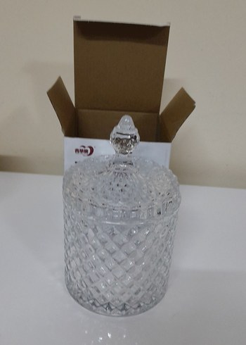 Modern Klasik Desenli Kristal Şekerlik - Görsel 7