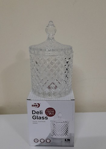 Modern Klasik Desenli Kristal Şekerlik - Görsel 9
