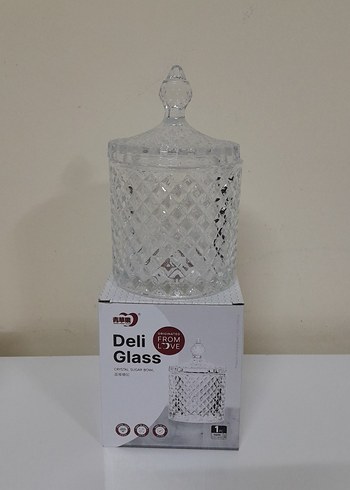 Modern Klasik Desenli Kristal Şekerlik - Görsel 10