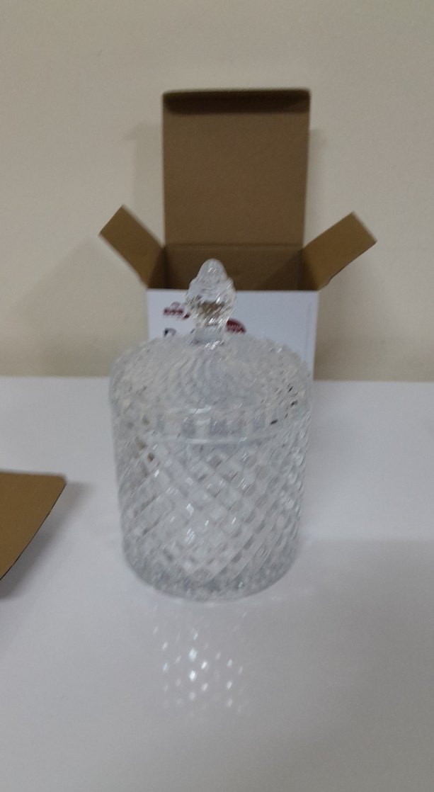 Modern Klasik Desenli Kristal Şekerlik - Görsel 3