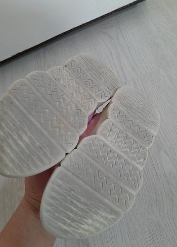 Kız Çocuk Pembe Velcro Bağcıklı Spor Ayakkabı - Görsel 4