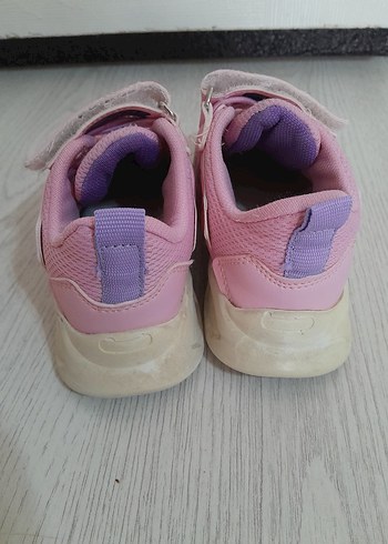 Kız Çocuk Pembe Velcro Bağcıklı Spor Ayakkabı - Görsel 2
