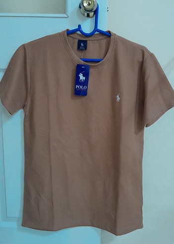 POLO Erkek Kahverengi Kısa Kollu Tişört - Görsel 2