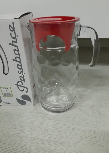 Beden beyaz Renk Paşabahçe Beyaz Kulplu Sürahi