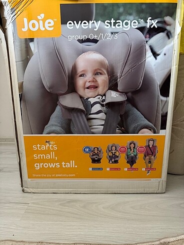 9- 36 kg Beden Joie every stage sıfır kutusunda