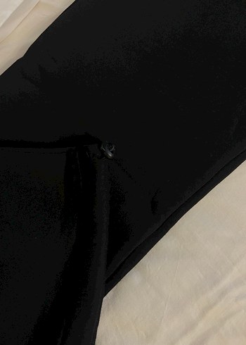 Siyah Salaş Midi Kadın Eşofman Altı - Görsel 4