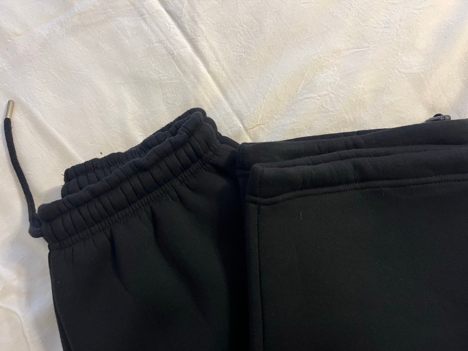 Siyah Salaş Midi Kadın Eşofman Altı - Görsel 2