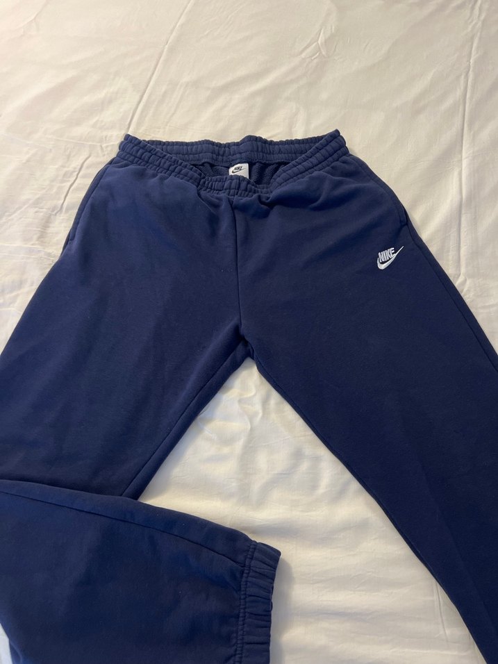 Nike Erkek Mavi Fermuarlı Eşofman Altı - Görsel 2