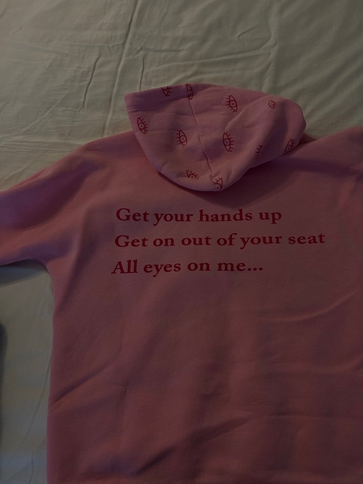 Pembe Kapüşonlu Rahat Kadın Sweatshirt - Görsel 5