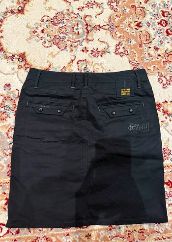 G-star Raw Siyah Duz Kesim Mini Etek