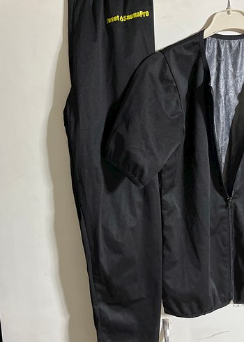 Kadın siyah renk sauna eşohfman takımı termal - Görsel 4