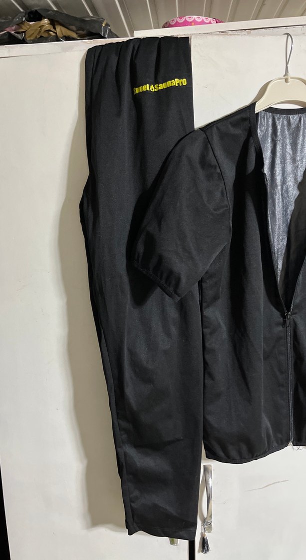 Kadın siyah renk sauna eşohfman takımı termal - Görsel 4