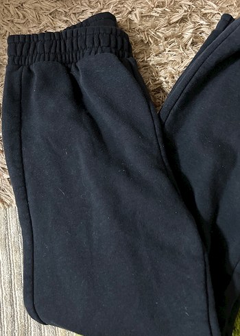 Siyah Kadın Rahat Kesim Sweatpant - Görsel 2