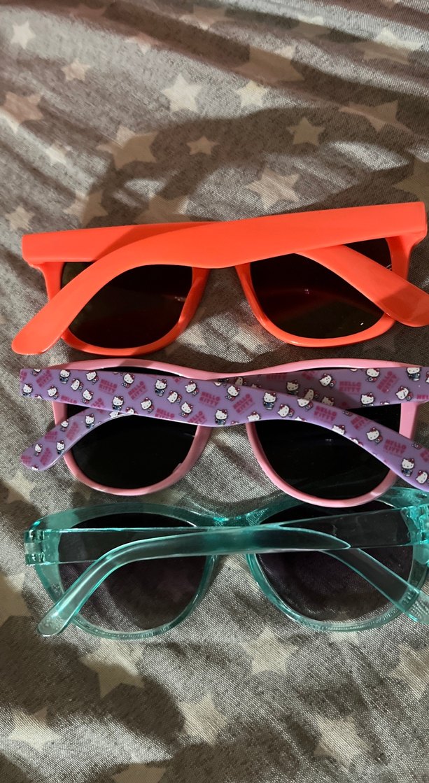 Renkli Parlak çocuk Güneş Gözlükleri - Retro Stil - Görsel 3