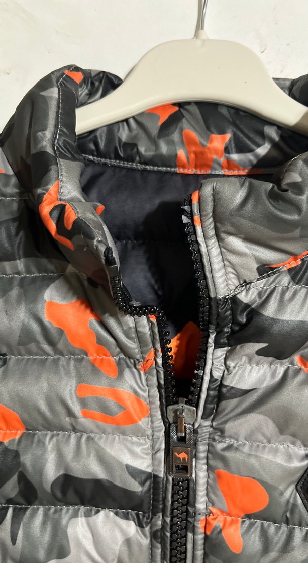 Düğmeli Kısa Kamuflaj Erkek Yelek - Görsel 3