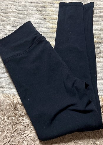 Kadın Siyah Sade Tayt - Görsel 2