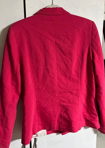 Pembe Düğmeli Kadın Blazer Ceket - Görsel 4