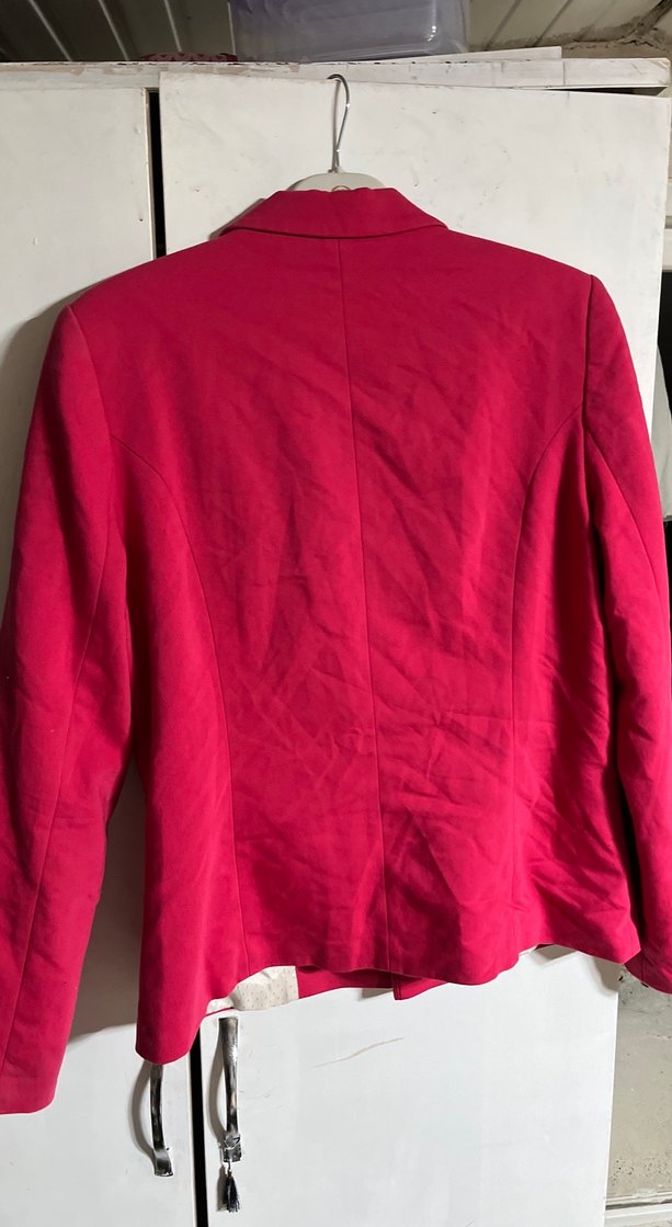 Pembe Düğmeli Kadın Blazer Ceket - Görsel 4