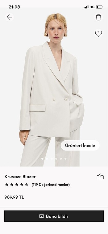 Blazer ceket