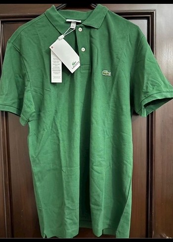 Lacoste Unisex Yeşil Tişört - Görsel 4