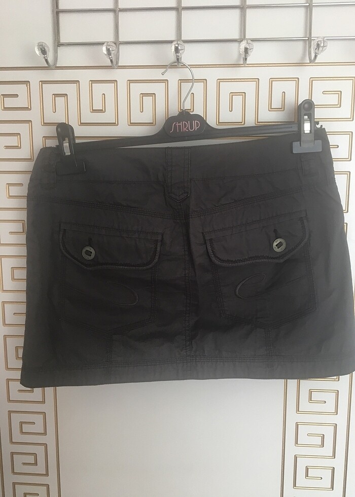 paraşüt kumaş mini etek - Görsel 4