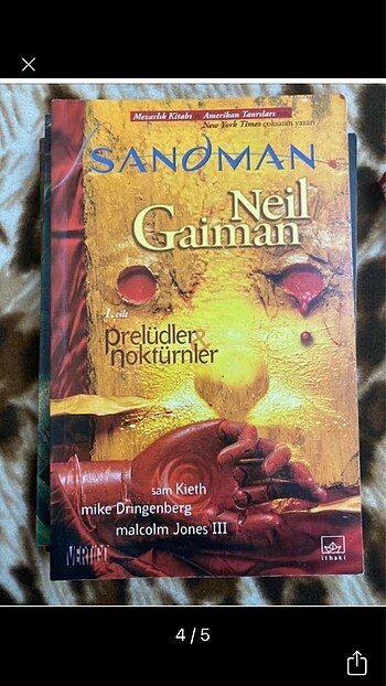  Beden Sandman 5 cilt çizgi roman 1 i ingilizce